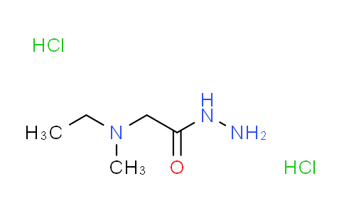 CAS No. 1263377-17-8, 2-[ethyl(methyl)amino]acetohydrazide dihydrochloride (non-preferred name)