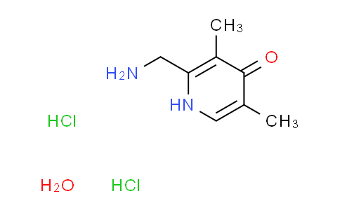 CAS No. 1114596-81-4, 2-(aminomethyl)-3,5-dimethyl-4(1H)-pyridinone dihydrochloride hydrate