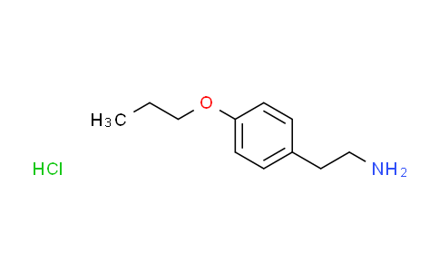 CAS No. 56370-31-1, [2-(4-propoxyphenyl)ethyl]amine hydrochloride