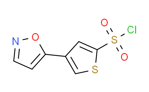 CAS No. 1060817-63-1, 4-(5-isoxazolyl)-2-thiophenesulfonyl chloride