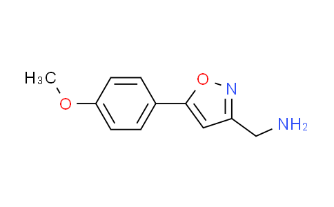CAS No. 1018662-21-9, 1-[5-(4-methoxyphenyl)-3-isoxazolyl]methanamine