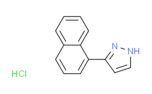 CAS No. 1240313-95-4, 3-(1-naphthyl)-1H-pyrazole hydrochloride