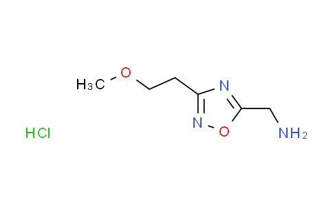 CAS No. 1185294-83-0, {[3-(2-methoxyethyl)-1,2,4-oxadiazol-5-yl]methyl}amine hydrochloride