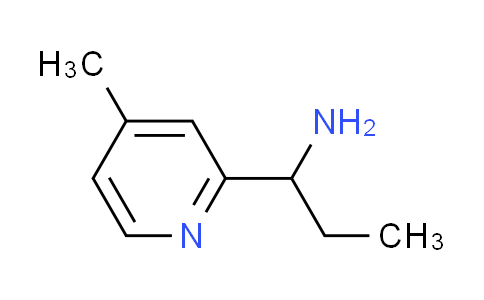CAS No. 1158736-00-5, 1-(4-methyl-2-pyridinyl)-1-propanamine
