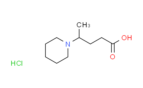 CAS No. 91951-49-4, 4-(1-piperidinyl)pentanoic acid hydrochloride
