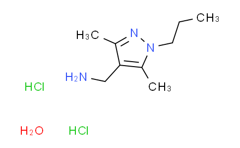 CAS No. 1006458-74-7, [(3,5-dimethyl-1-propyl-1H-pyrazol-4-yl)methyl]amine dihydrochloride hydrate