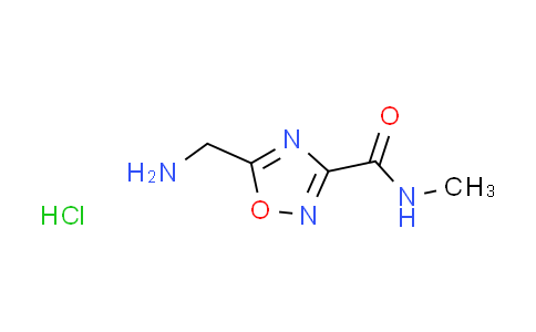 CAS No. 1609400-47-6, 5-(aminomethyl)-N-methyl-1,2,4-oxadiazole-3-carboxamide hydrochloride