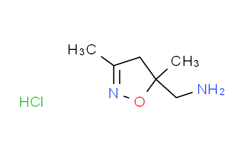 CAS No. 1609395-57-4, [(3,5-dimethyl-4,5-dihydro-5-isoxazolyl)methyl]amine hydrochloride