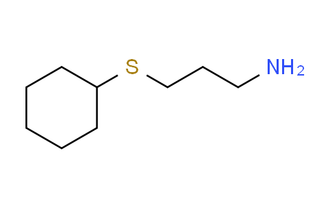 CAS No. 56216-09-2, 3-(cyclohexylthio)-1-propanamine
