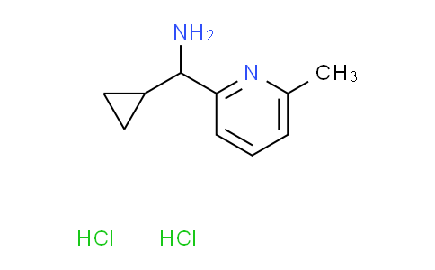 CAS No. 1255717-35-1, [cyclopropyl(6-methyl-2-pyridinyl)methyl]amine dihydrochloride