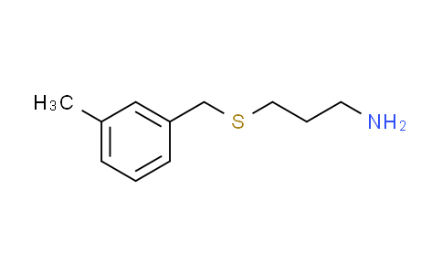 CAS No. 1082766-37-7, 3-[(3-methylbenzyl)thio]-1-propanamine