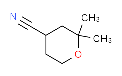 CAS No. 60549-63-5, 2,2-dimethyltetrahydro-2H-pyran-4-carbonitrile