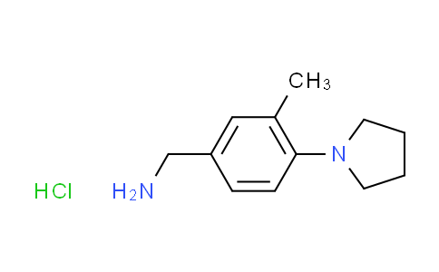 CAS No. 1269188-81-9, [3-methyl-4-(1-pyrrolidinyl)benzyl]amine hydrochloride