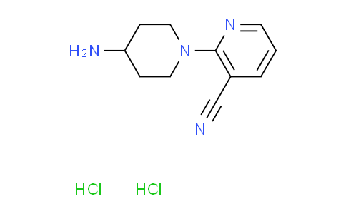 CAS No. 1185301-82-9, 2-(4-amino-1-piperidinyl)nicotinonitrile dihydrochloride