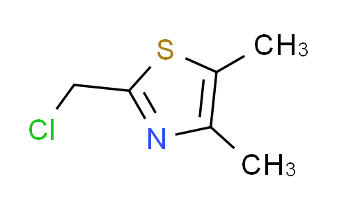 CAS No. 741195-86-8, 2-(chloromethyl)-4,5-dimethyl-1,3-thiazole