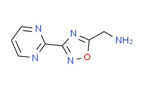 CAS No. 1123169-51-6, 1-[3-(2-pyrimidinyl)-1,2,4-oxadiazol-5-yl]methanamine