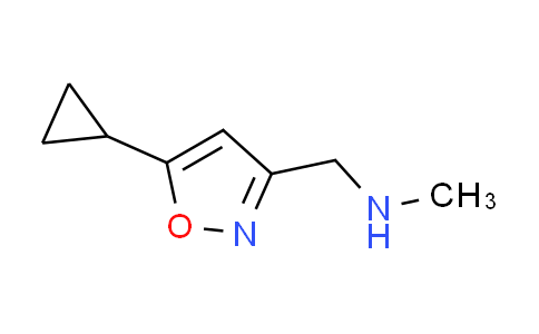 CAS No. 1160246-02-5, 1-(5-cyclopropyl-3-isoxazolyl)-N-methylmethanamine