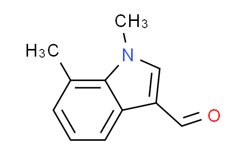CAS No. 164353-61-1, 1,7-dimethyl-1H-indole-3-carbaldehyde