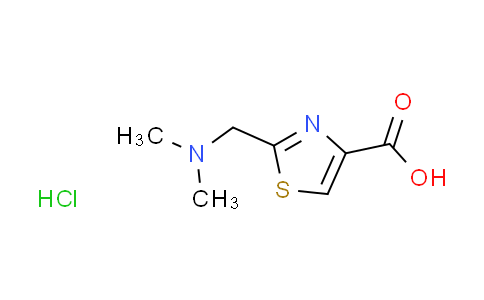 CAS No. 1609399-76-9, 2-[(dimethylamino)methyl]-1,3-thiazole-4-carboxylic acid hydrochloride