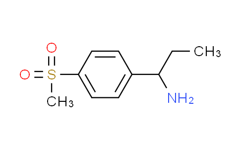 CAS No. 889937-01-3, 1-[4-(methylsulfonyl)phenyl]-1-propanamine