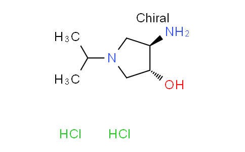 CAS No. 1609399-97-4, trans-4-amino-1-isopropyl-3-pyrrolidinol dihydrochloride