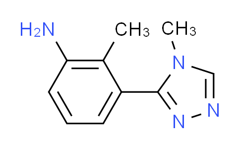 CAS No. 933918-98-0, 2-methyl-3-(4-methyl-4H-1,2,4-triazol-3-yl)aniline