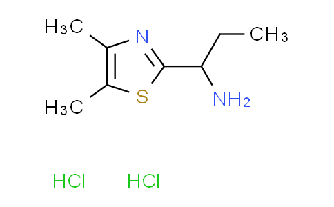 CAS No. 1017132-19-2, [1-(4,5-dimethyl-1,3-thiazol-2-yl)propyl]amine dihydrochloride
