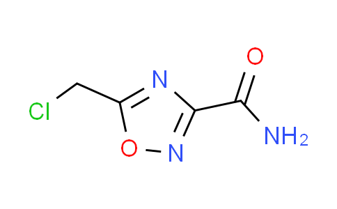 CAS No. 34879-29-3, 5-(chloromethyl)-1,2,4-oxadiazole-3-carboxamide