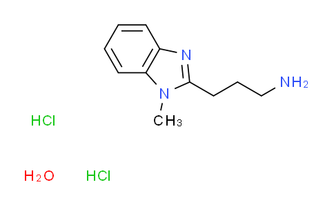 CAS No. 797814-91-6, [3-(1-methyl-1H-benzimidazol-2-yl)propyl]amine dihydrochloride hydrate