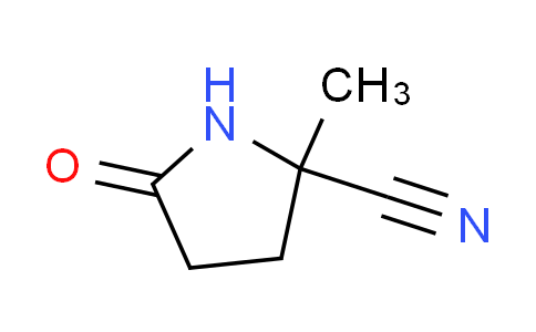CAS No. 86240-21-3, 2-methyl-5-oxo-2-pyrrolidinecarbonitrile