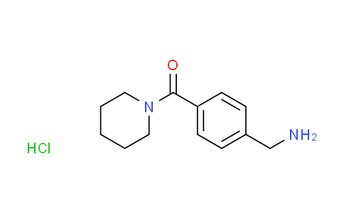 CAS No. 916762-48-6, [4-(1-piperidinylcarbonyl)benzyl]amine hydrochloride
