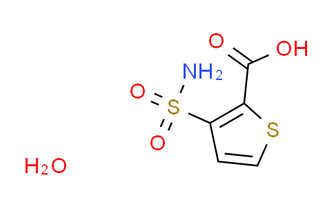 CAS No. 1609399-85-0, 3-(aminosulfonyl)-2-thiophenecarboxylic acid hydrate