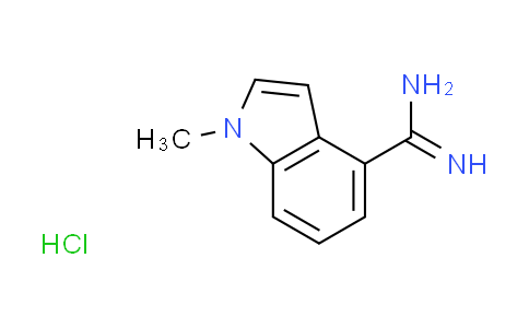 CAS No. 1303994-04-8, 1-methyl-1H-indole-4-carboximidamide hydrochloride