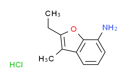 CAS No. 1184993-01-8, (2-ethyl-3-methyl-1-benzofuran-7-yl)amine hydrochloride