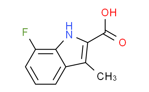 CAS No. 866211-12-3, 7-fluoro-3-methyl-1H-indole-2-carboxylic acid