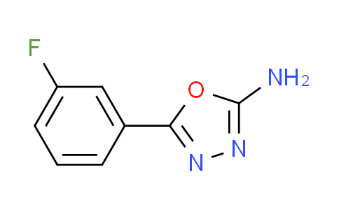 CAS No. 341978-66-3, 5-(3-fluorophenyl)-1,3,4-oxadiazol-2-amine