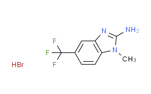 CAS No. 1211430-39-5, 1-methyl-5-(trifluoromethyl)-1H-benzimidazol-2-amine hydrobromide
