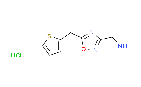 CAS No. 1609395-80-3, {[5-(2-thienylmethyl)-1,2,4-oxadiazol-3-yl]methyl}amine hydrochloride