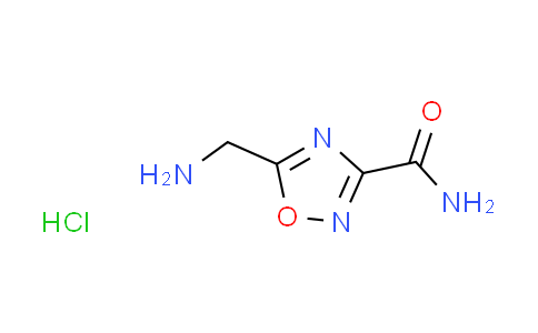 CAS No. 1609403-38-4, 5-(aminomethyl)-1,2,4-oxadiazole-3-carboxamide hydrochloride