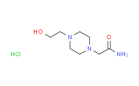 CAS No. 90228-11-8, 2-[4-(2-hydroxyethyl)-1-piperazinyl]acetamide hydrochloride