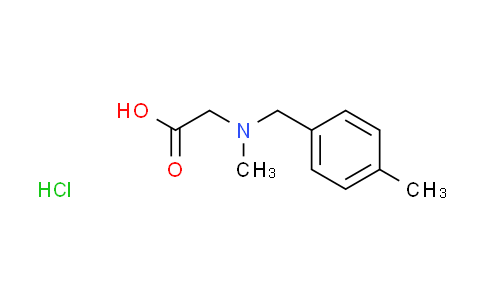 CAS No. 1609402-80-3, N-methyl-N-(4-methylbenzyl)glycine hydrochloride