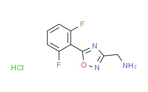 CAS No. 1609395-83-6, {[5-(2,6-difluorophenyl)-1,2,4-oxadiazol-3-yl]methyl}amine hydrochloride