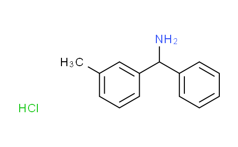 CAS No. 5267-48-1, [(3-methylphenyl)(phenyl)methyl]amine hydrochloride