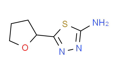 CAS No. 383131-87-1, 5-(tetrahydro-2-furanyl)-1,3,4-thiadiazol-2-amine