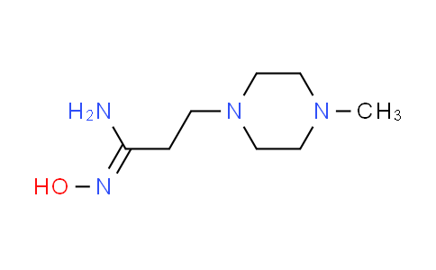 CAS No. 108372-23-2, (1Z)-N'-hydroxy-3-(4-methyl-1-piperazinyl)propanimidamide