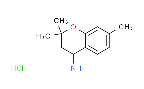 CAS No. 1185300-28-0, (2,2,7-trimethyl-3,4-dihydro-2H-chromen-4-yl)amine hydrochloride