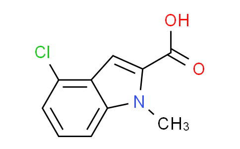 CAS No. 23967-44-4, 4-chloro-1-methyl-1H-indole-2-carboxylic acid