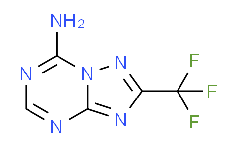 CAS No. 1030420-77-9, 2-(trifluoromethyl)[1,2,4]triazolo[1,5-a][1,3,5]triazin-7-amine