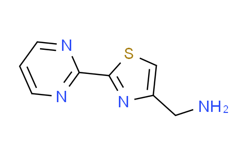CAS No. 1123169-55-0, 1-[2-(2-pyrimidinyl)-1,3-thiazol-4-yl]methanamine