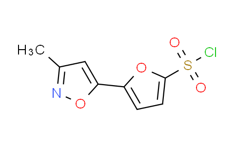 CAS No. 1060817-75-5, 5-(3-methyl-5-isoxazolyl)-2-furansulfonyl chloride